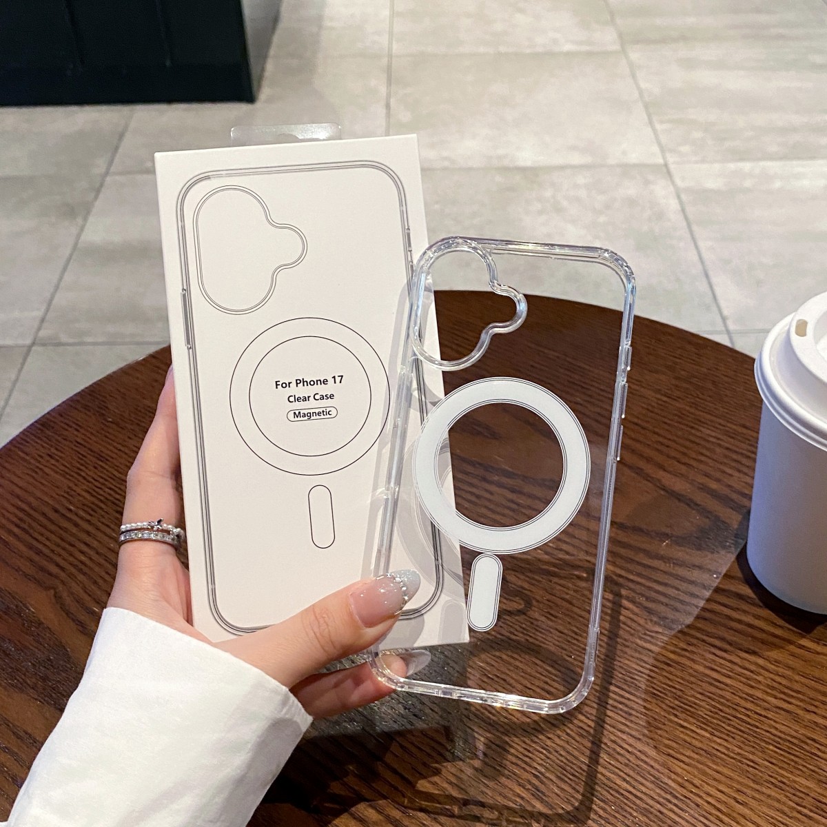 iPhone 17/17air/17Pro/17ProMax case transparent - Image 3